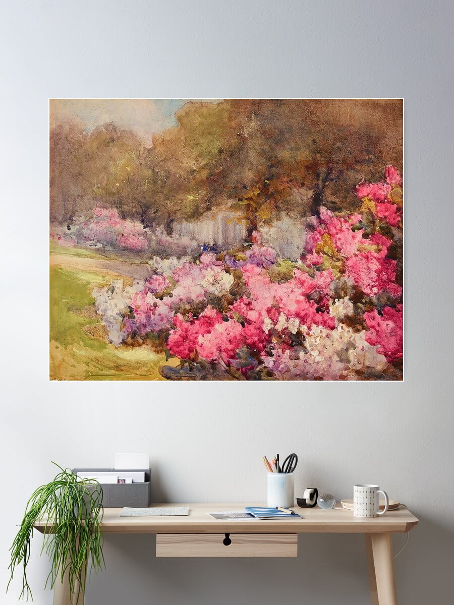Fresh Look at The Garden In Spring Poster Wall Art Modern Wall Decor