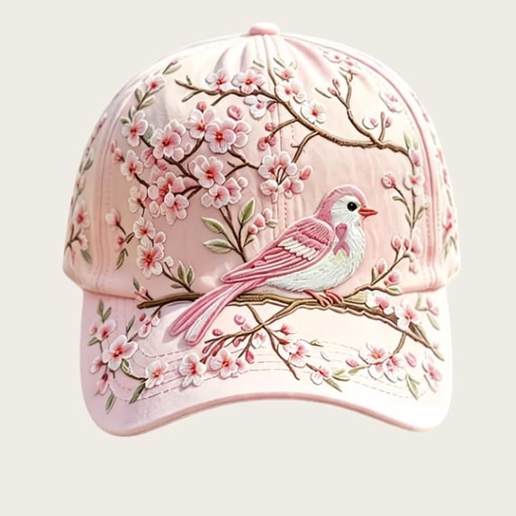 The Garden Morning 2026 Floral Print Baseball Cap, Lightweight Breathable Casual Sun Hat, Adjustable Hat Outdoor Daily Wear