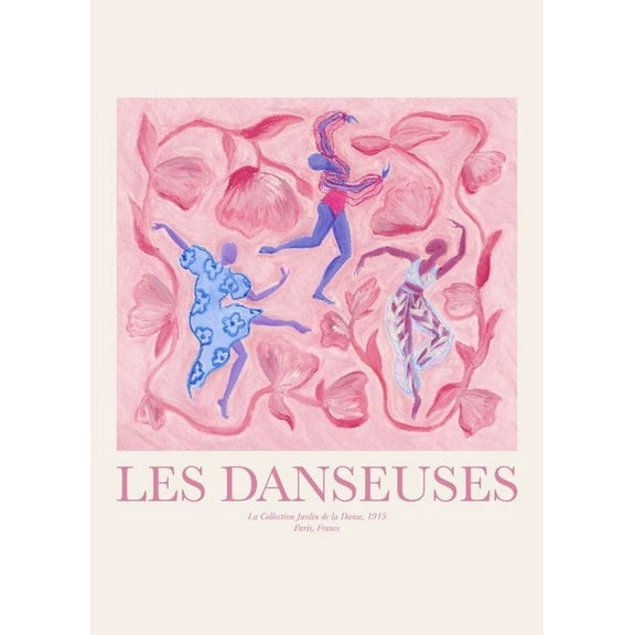 The Garden Of Dance Print Wall Art, Modern Wall Decor For Living Room Bedroom, 8x12 UNFRAMED