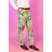 The Garden Party - Shinesty Floral Derby Suit Pants  Waist 42