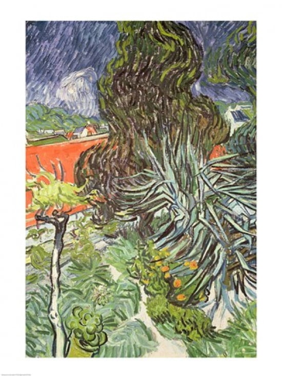 The Garden of Doctor Gachet at Auvers-sur-Oise 1890 Canvas Art - Vincent Van Gogh (18 x 24)