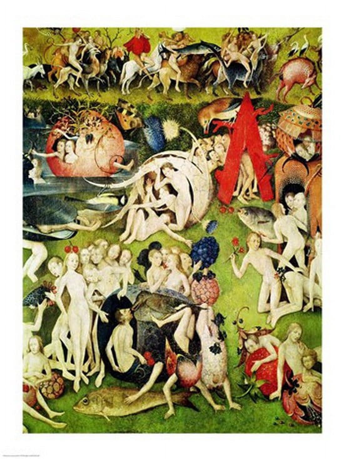 The Garden of Earthly Delights Allegory of Luxury detail of the central panel c1500 Canvas Art - Hieronymus Bosch (18 x 24)