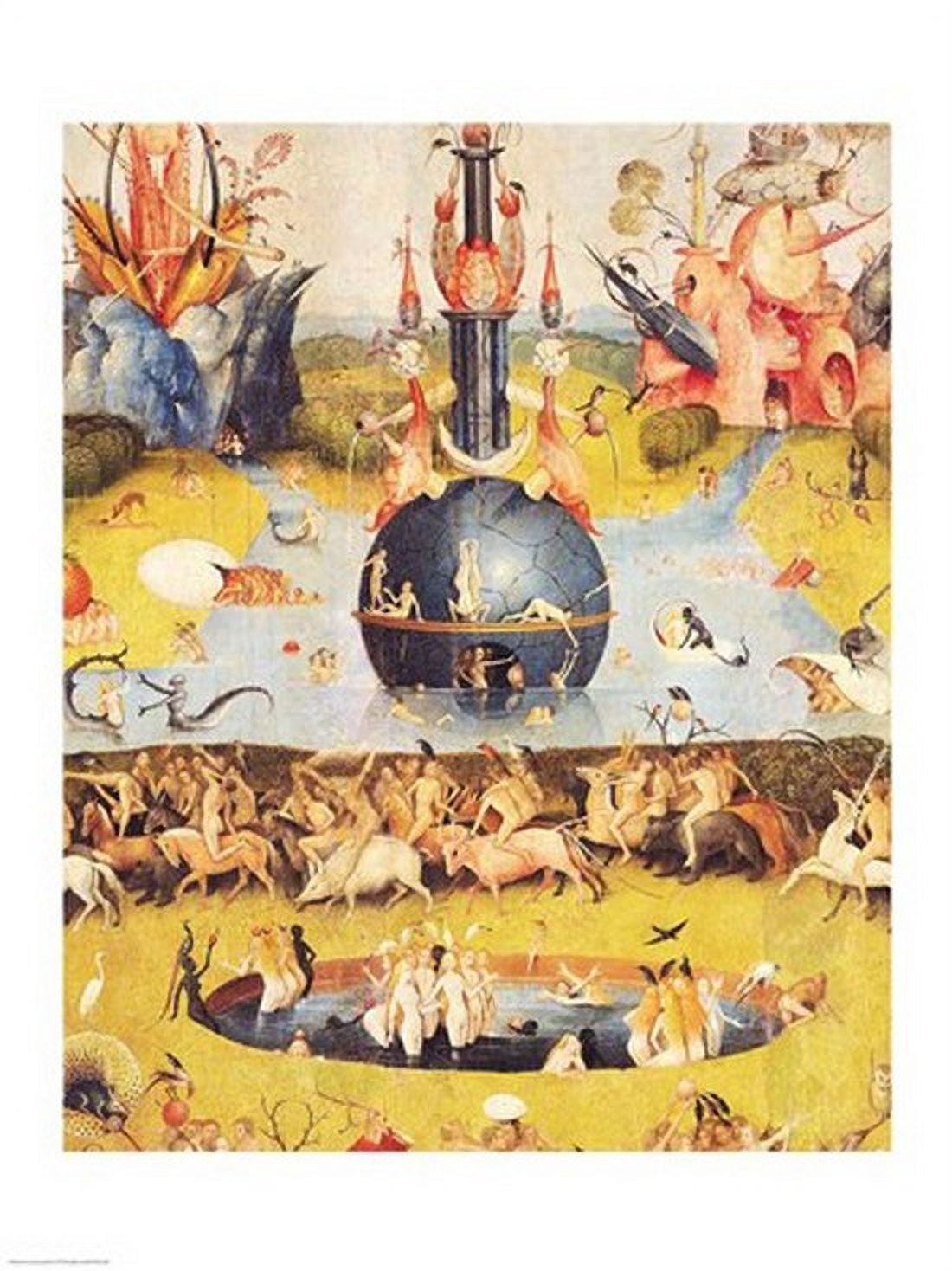 The Garden of Earthly Delights Allegory of Luxury detail of the central panel c1500 Canvas Art - Hieronymus Bosch (18 x 24)