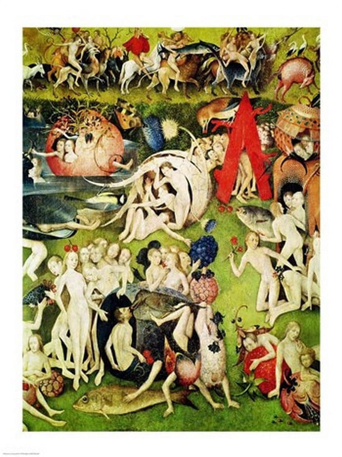 The Garden of Earthly Delights Allegory of Luxury detail of the central panel c1500 Canvas Art - Hieronymus Bosch (24 x 36)