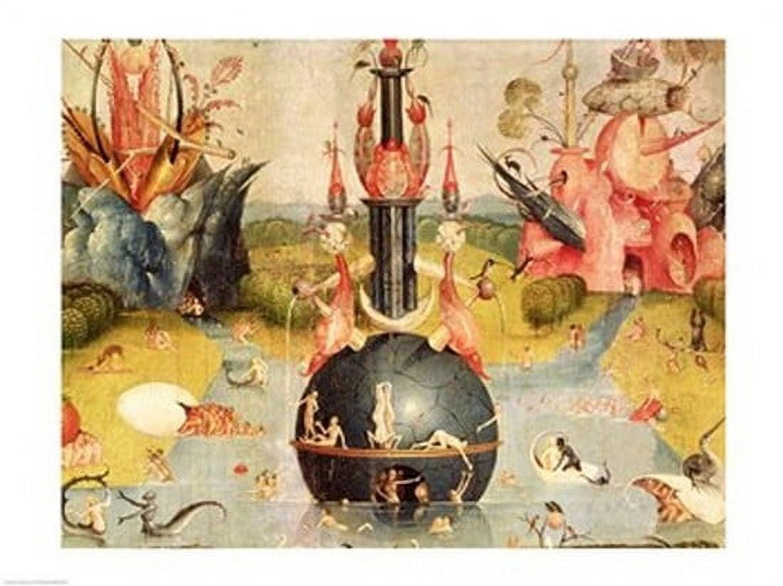The Garden of Earthly Delights Allegory of Luxury detail of the central panel c1500 Canvas Art - Hieronymus Bosch (36 x 24)