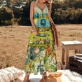 thumbnail image 1 of The Garden of Earthly Delights Sleeveless Dress Women's summer long dress Dresses for wedding party, 1 of 6