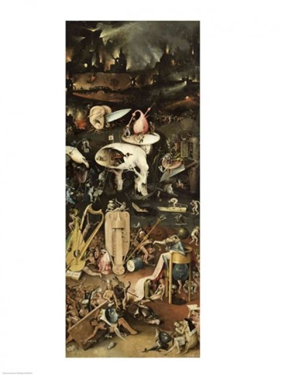 The Garden of Earthly Delights c1500 Canvas Art - Hieronymus Bosch (24 x 36)