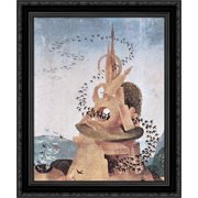 The Garden of Earthly Delights detail 20x24 Black Ornate Wood Framed Canvas Art by Bosch, Hieronymus