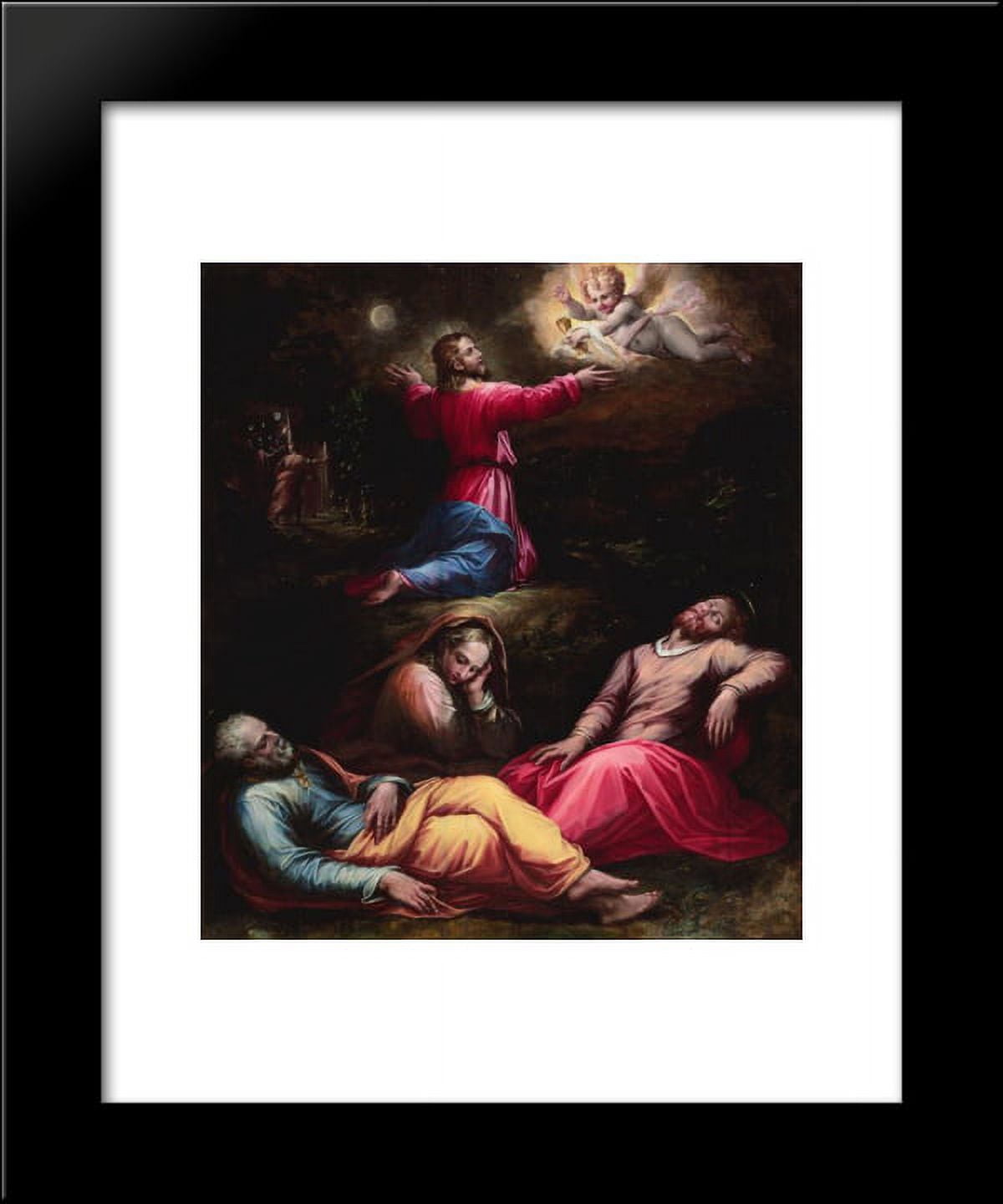 The Garden of Gethsemane 20x24 Framed Art Print by Giorgio Vasari ...