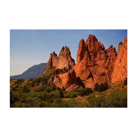 The Garden of the Gods - Colorado Springs Colorado Photography Unframed Wall Art Print 24 x 36 inches
