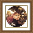 thumbnail image 1 of The Garden of the Hesperides 2x Matted 28x28 Large Gold Ornate Framed Art Print by Leighton, Lord Frederick, 1 of 2