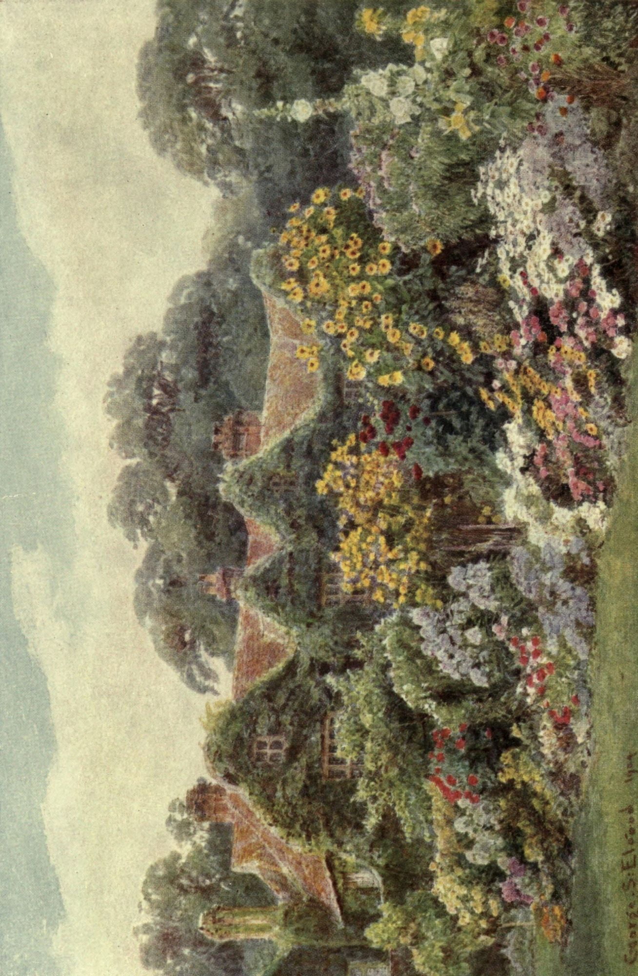 The Garden that I Love 1906 Canvas Art - George S Elgood (18 x 24)