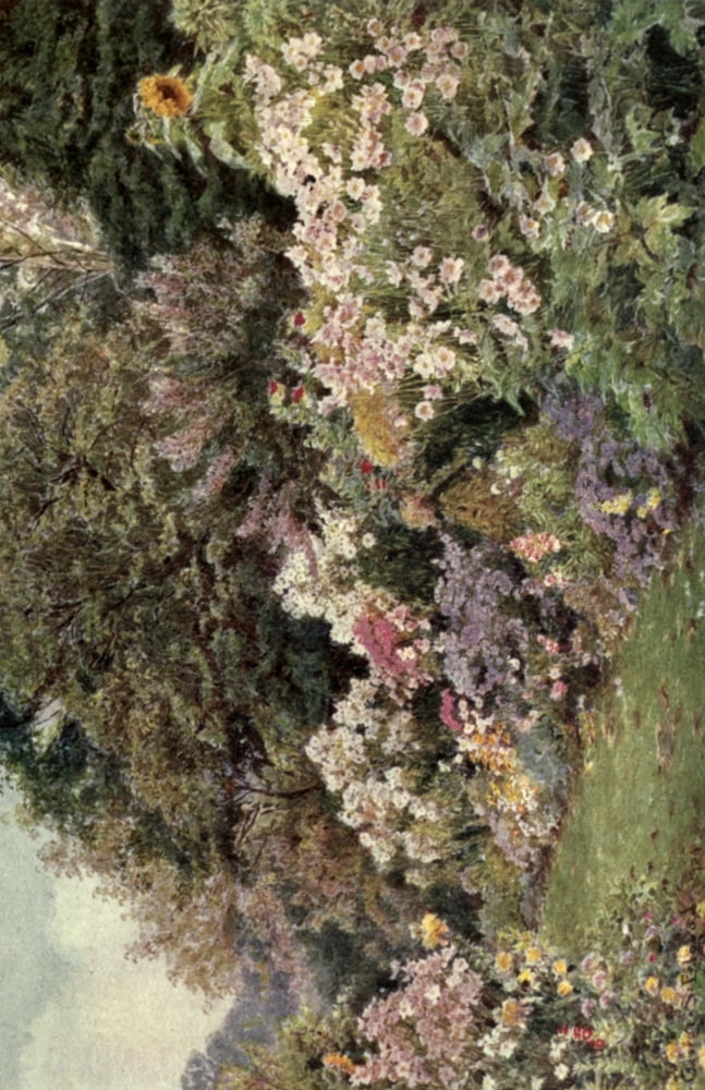 The Garden that I Love 1906 The South Enclosure Canvas Art - George S Elgood (24 x 36)
