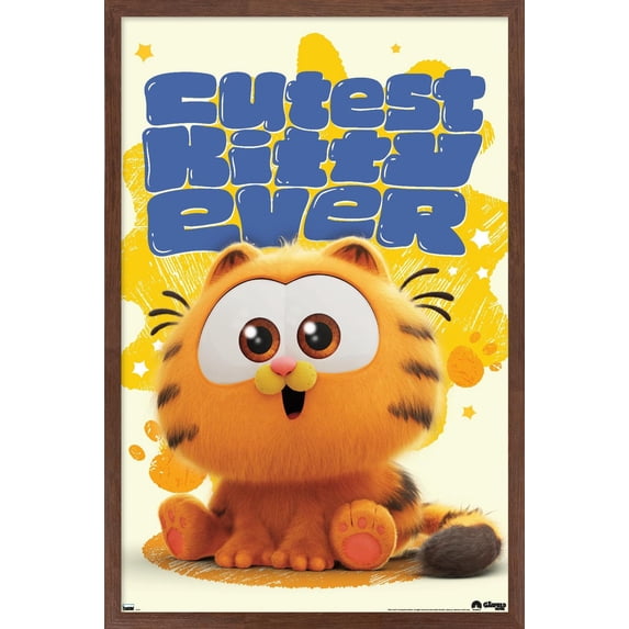 The Garfield Movie - Kitten Wall Poster, 14.725" x 22.375" Framed