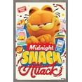 thumbnail image 1 of The Garfield Movie - Midnight Snack Attack Wall Poster, 14.725" x 22.375" Framed, 1 of 5