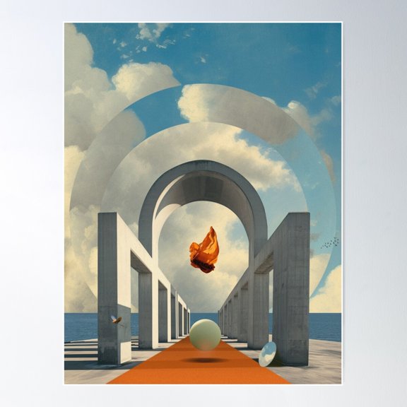 The Gate Poster Wall Art, Modern Wall Decor For Living Room Bedroom, 24x36 UNFRAMED