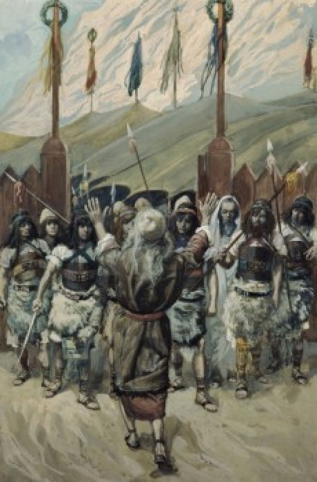 The Gate of the Camp James J Tissot (1836-1902 French) Jewish Museum New York Canvas Art - James Tissot (24 x 36)