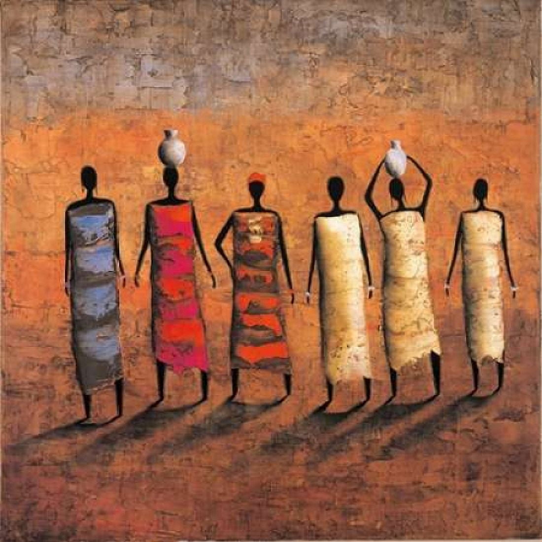 The Gatherers Canvas Art - Michel Rauscher (24 x 24)