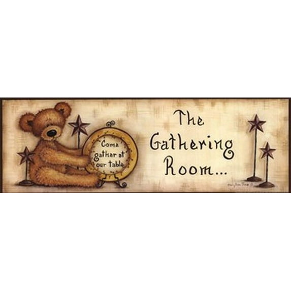 The Gathering Room Poster Print by Mary Ann June (18 x 6)