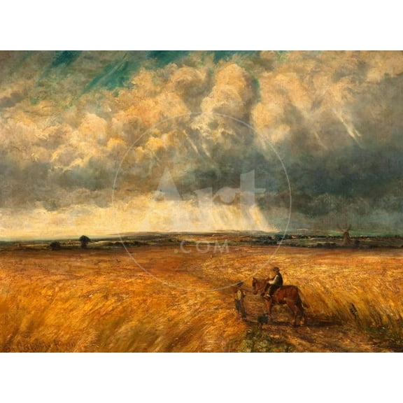 The Gathering Storm, 1819, Animals Scenic Unframed Giclee Print Wall Art by John Constable Sold by ArtCom