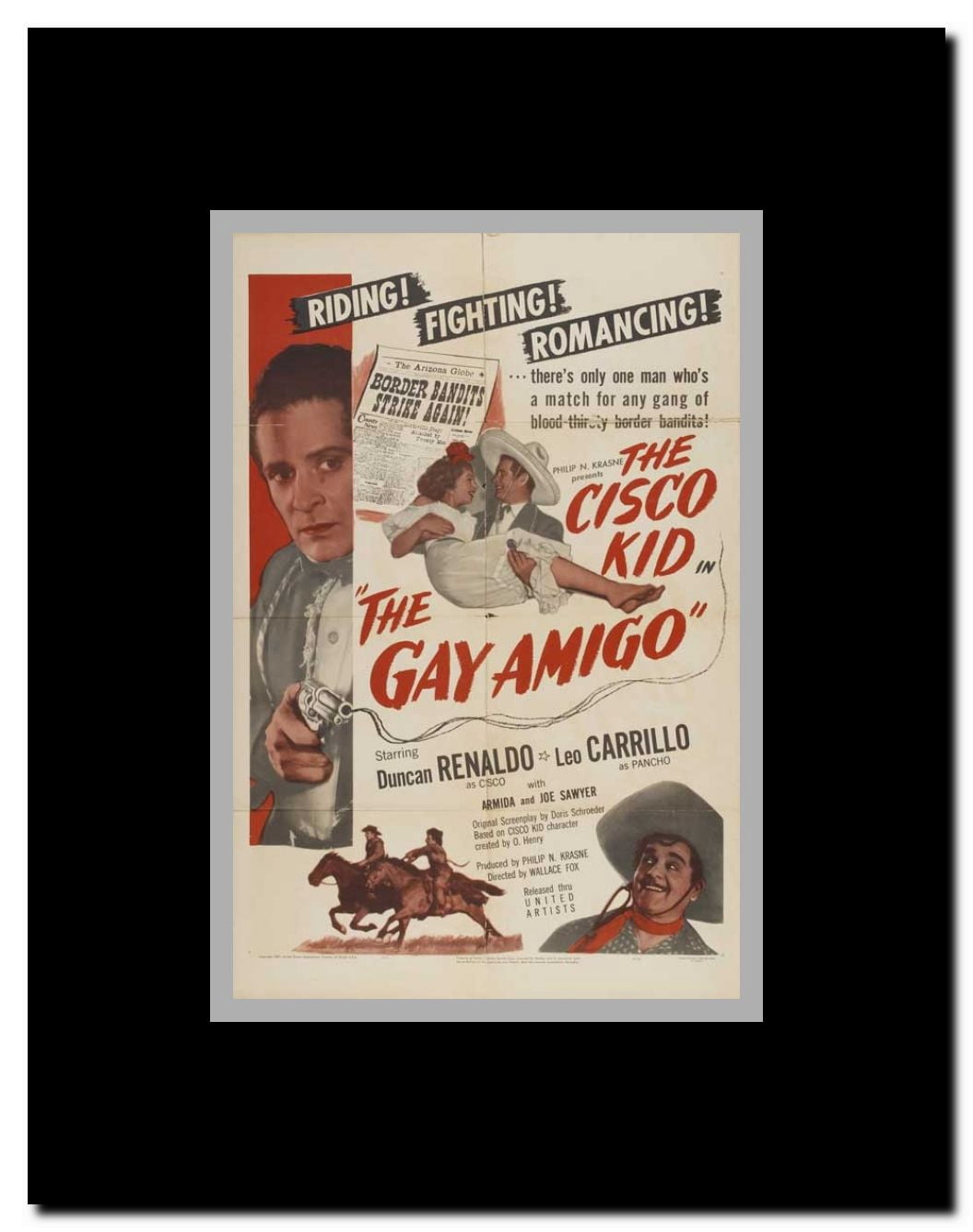 The Gay Amigo Framed Movie Poster