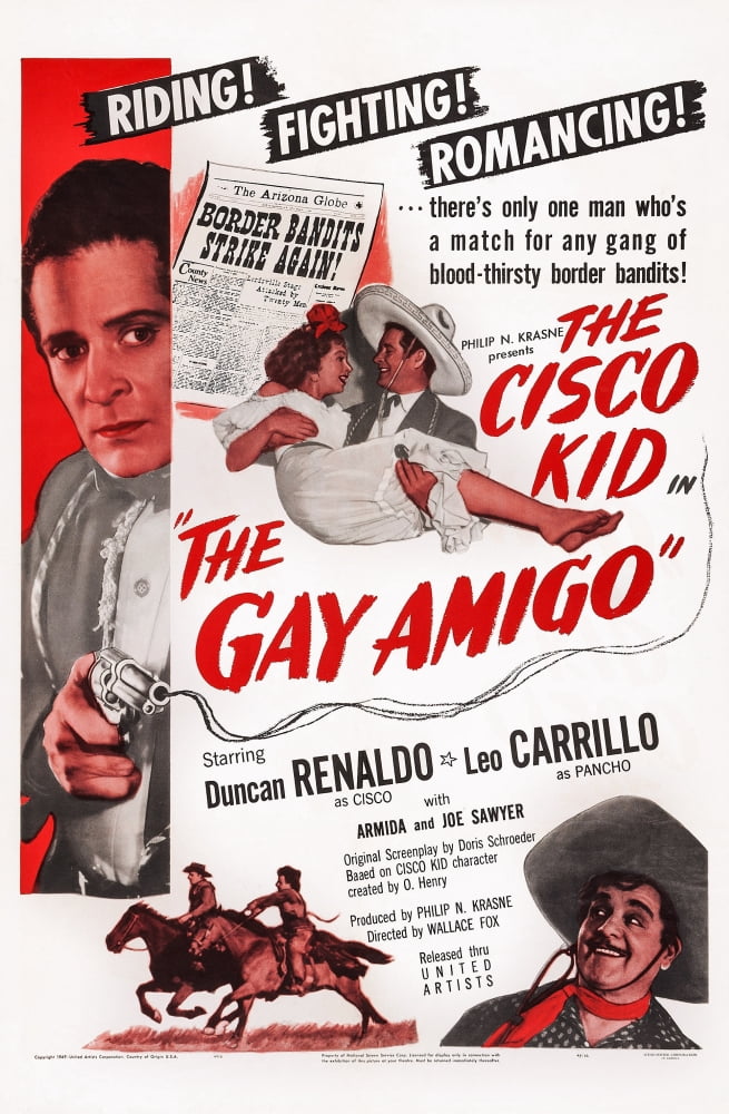 The Gay Amigo U Canvas Art -  (11 x 17)