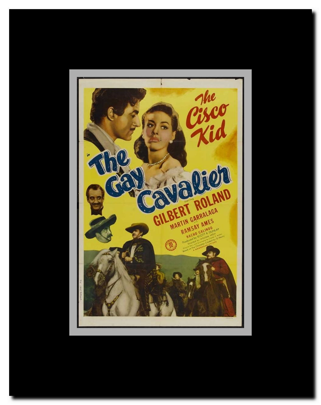 The Gay Cavalier Framed Movie Poster