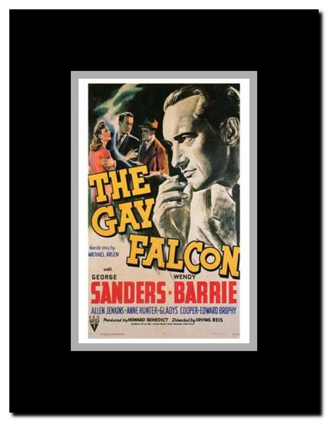 The Gay Falcon Framed Movie Poster