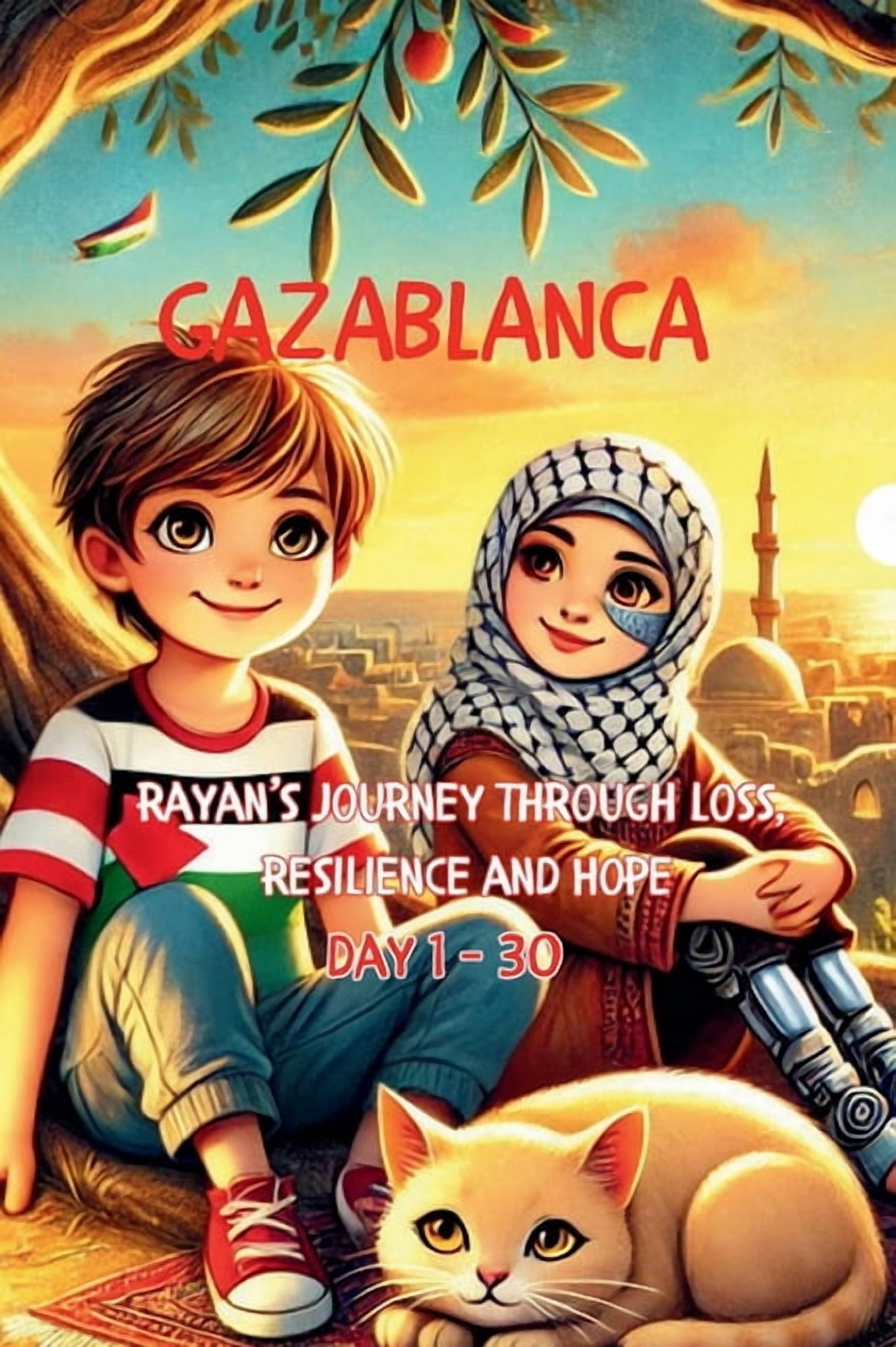The Gazablanca Diaries Gazablanca: Rayan's Journey Through Loss, Resilience, and Hope - Day 1-30, Book 1, (Hardcover)