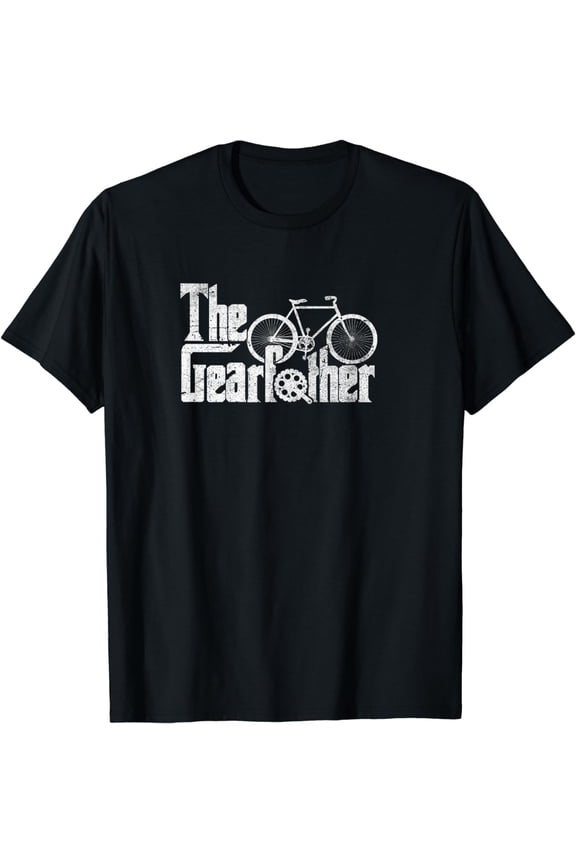 The Gearfather Cycling, Cycling Dad Gift Fathers Day T-Shirt