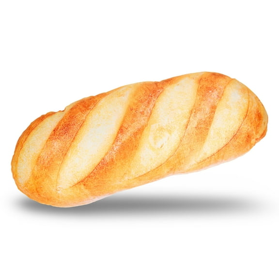 The Geek Utopia - French Bread Pillow 20" 3D Loaf Shaped Baguette - Decor Back Cushion Plush Funny