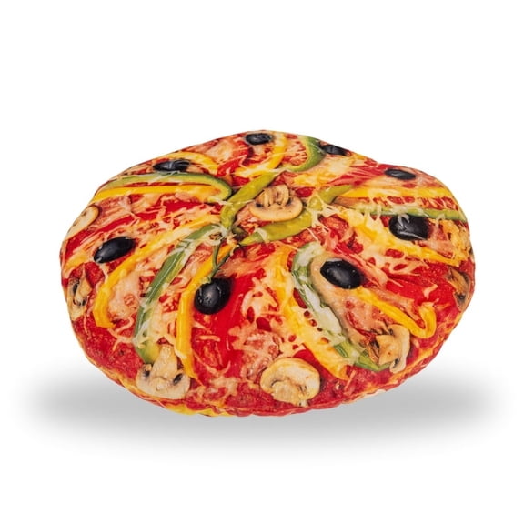 The Geek Utopia - Pizza Pillow 16" Supreme Slice Plush - Food Lover Funny Room Decor