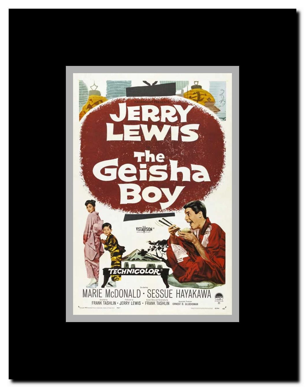 The Geisha Boy Framed Movie Poster