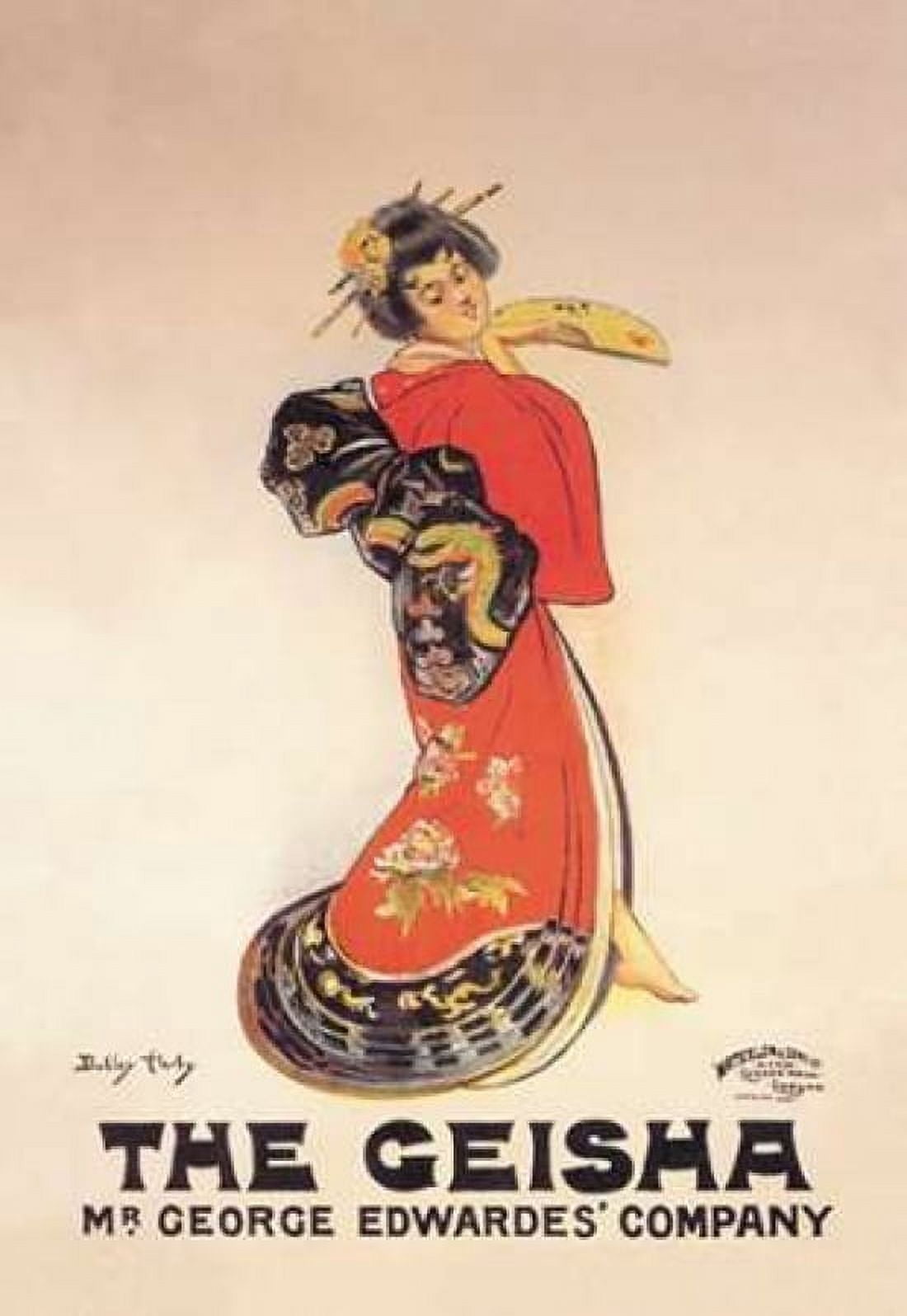 The Geisha Mr George Edwardes Company Canvas Art - Unknown (24 x 36)