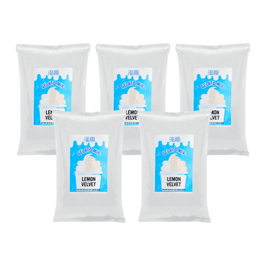 The Gelato Lab Lemon Velvet Soft Serve Mix, 3 lb (1.36 kg) – 5/Case for Creamy Desserts