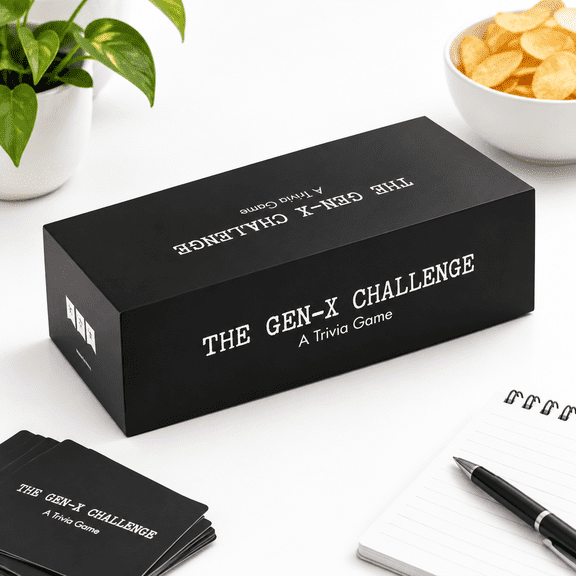 The Gen-x Challenge 600-Card 80s & 90s Pop Culture Trivia Card Game