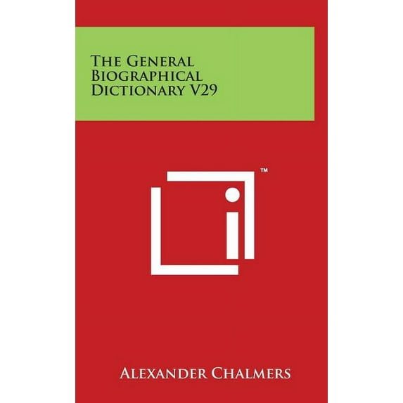 The General Biographical Dictionary V29