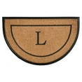 thumbnail image 1 of The General Half-Circle Monogram Doormat , 30" x 48", Letter L, 1 of 1