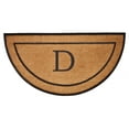 thumbnail image 1 of The General Half-Circle Monogram Doormat , 36" x 72", Letter D, 1 of 1