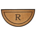 thumbnail image 1 of The General Half-Circle Monogram Doormat , 36" x 72", Letter R, 1 of 1