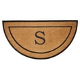 thumbnail image 1 of The General Half-Circle Monogram Doormat , 36" x 72", Letter S, 1 of 1