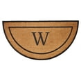 thumbnail image 1 of The General Half-Circle Monogram Doormat , 36" x 72", Letter W, 1 of 1