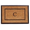 thumbnail image 1 of The General Monogram Doormat, 18" x 30", Letter C, 1 of 3