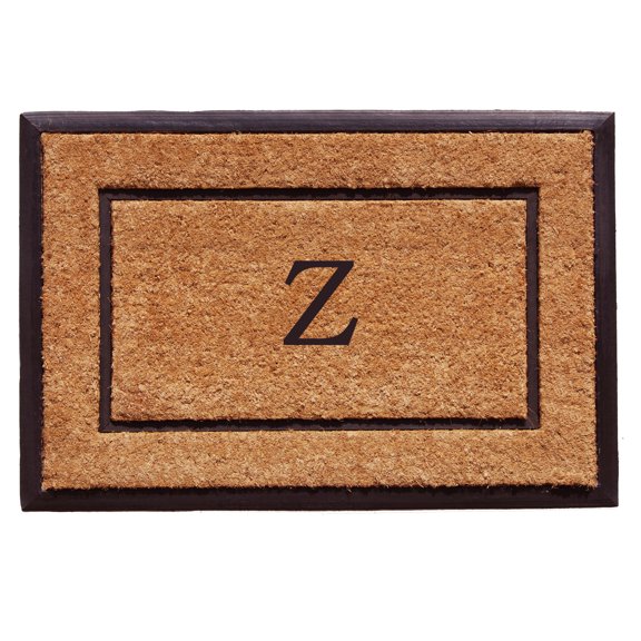 The General Monogram Doormat, 18" x 30", Letter Z