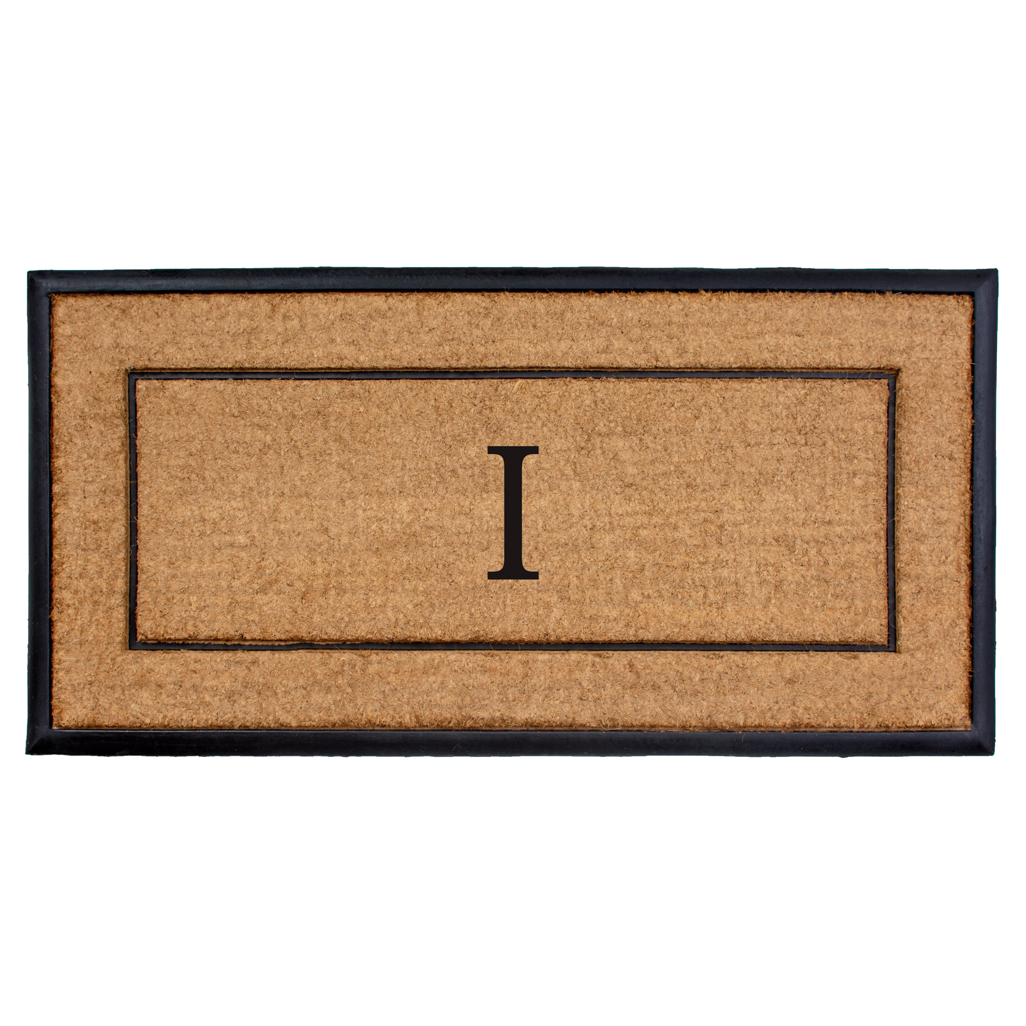 The General Monogram Doormat, 24" x 48", Letter I