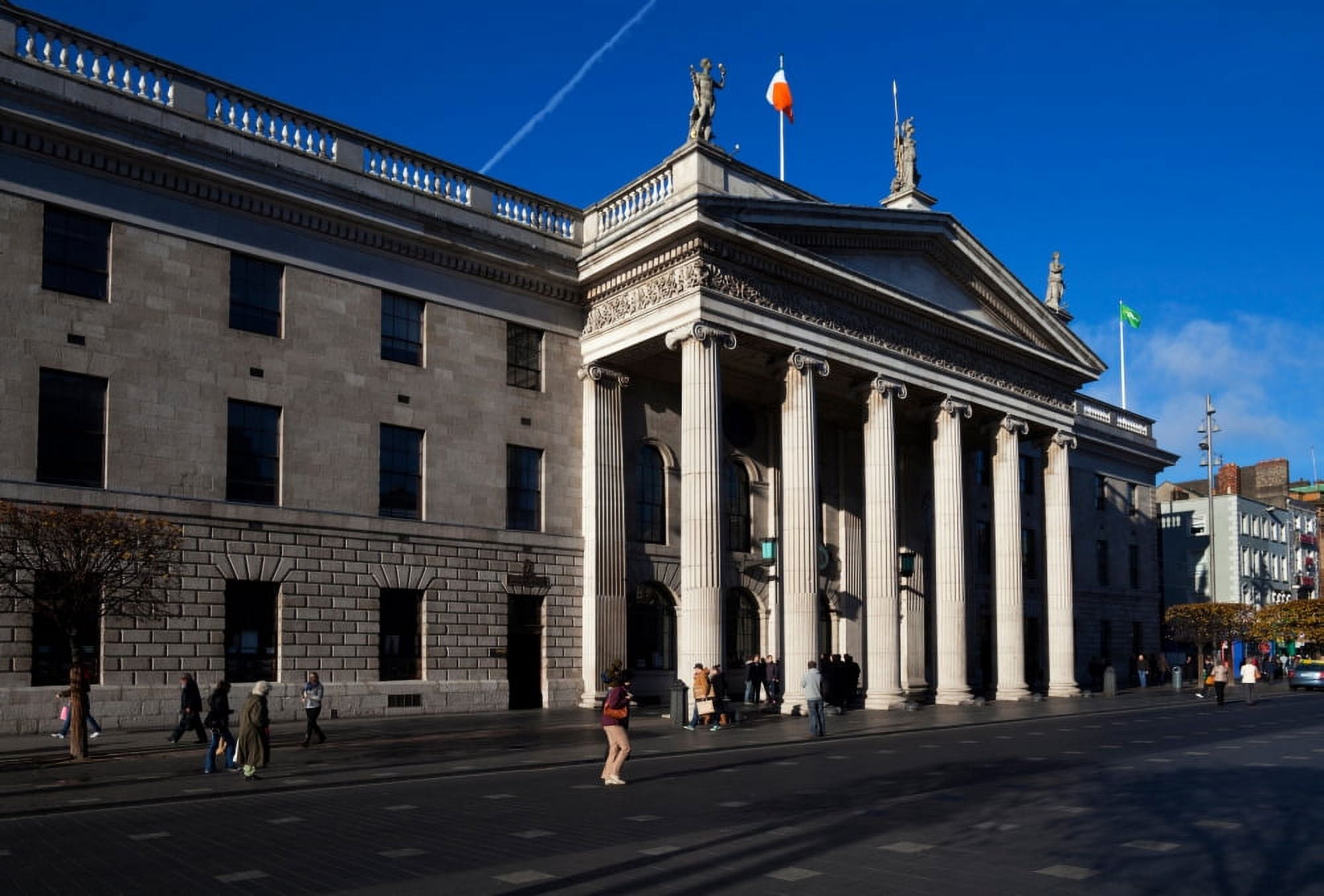 The General Post Office Dublin Ireland Canvas Art - Panoramic Images (24 x 18)