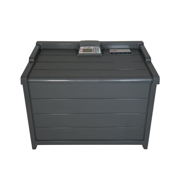 The Genie Company BenchSentry Connect Water Resistant Safe, Slate, 50 gal