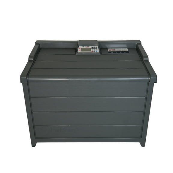 The Genie Company BenchSentry Connect Water Resistant Safe, Slate, 50 gal