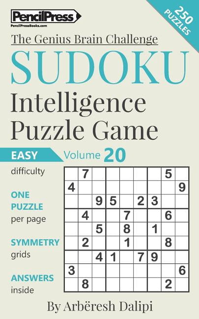 The Genius Brain Challenge: Sudoku Puzzle Books Volume 20. Easy. Sudoku Intelligence Puzzle Game (Paperback)