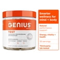 thumbnail image 1 of Genius Test, Advanced Testosterone Booster for Men - Natural Stamina, Energy & Strength Enhancing Supplement - Lean Muscle Builder, Brain & Libido Support Supplements - 120 Veggie Pills, 1 of 9